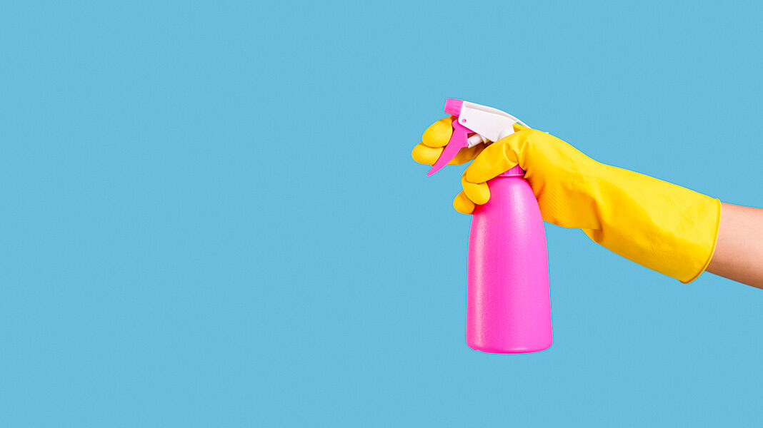 Limpieza de los castillos hinchables